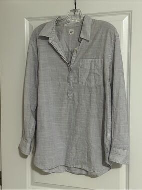 GAP Boyfriend Stripe Popover Top